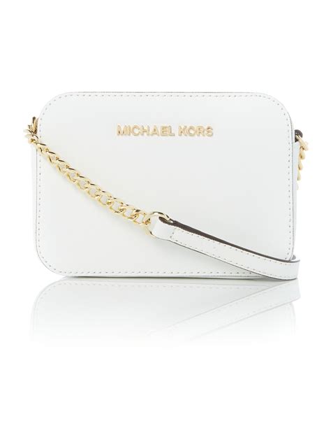 michael kors fringe purse white|Michael Kors white small crossbody.